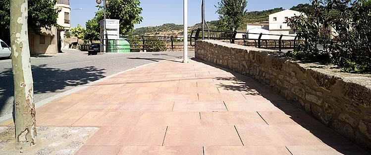  Carretera de Vallfogona-Guimerà. Losa GLS Teneré Mix 60x40x8 
